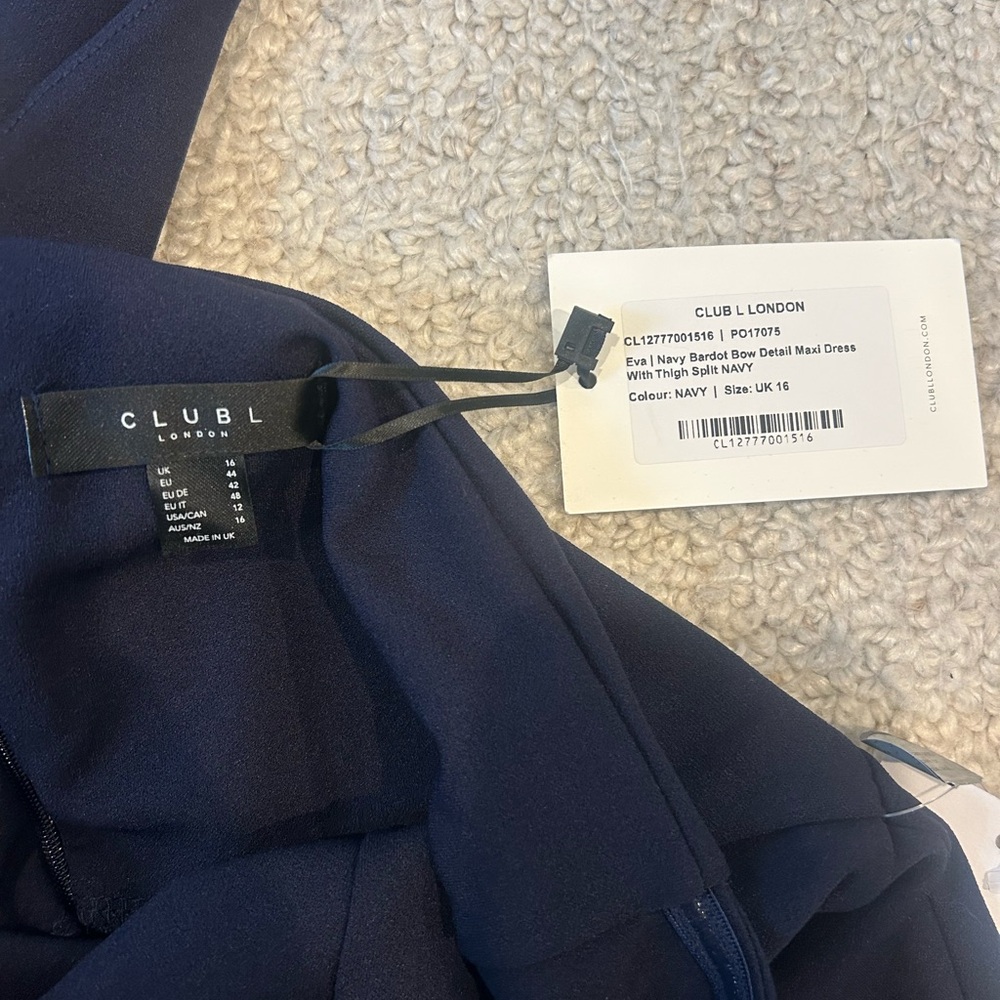 Club L London Navy Blue Dress
